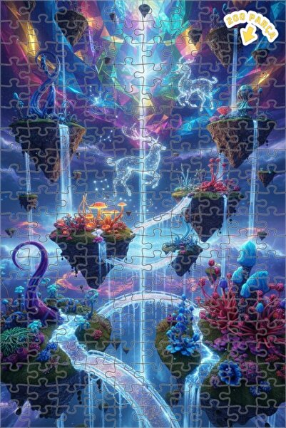 Teona Ahşap لغز خشبي بإطار مزدوج الطبقات من هايال دنوراي كريستال شيللويز 200 ...