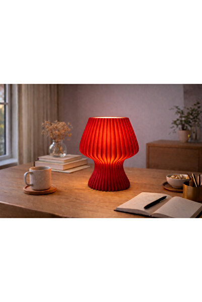 Vescarri Modern Pleated Table Lamp - 17 cm