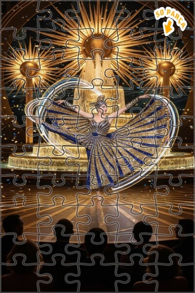 Teona Ahşap لوحة فنية مطبوعة بتأثير راقص المسرح، لوحة زيتية مؤطرة بطبقتين من ...