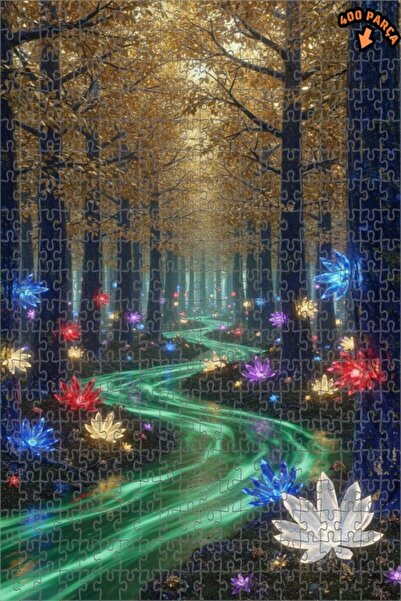 Teona Ahşap لغز خشبي بإطار مزدوج الطبقات على شكل زهور كريستالية من الغابة الس...