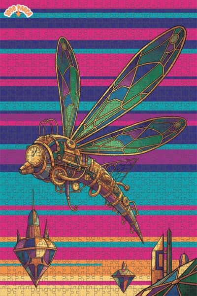 Teona Ahşap لغز خشبي مؤطر بطبقتين من شركة بخار إنتيكت، 1000 قطعة، 70×50