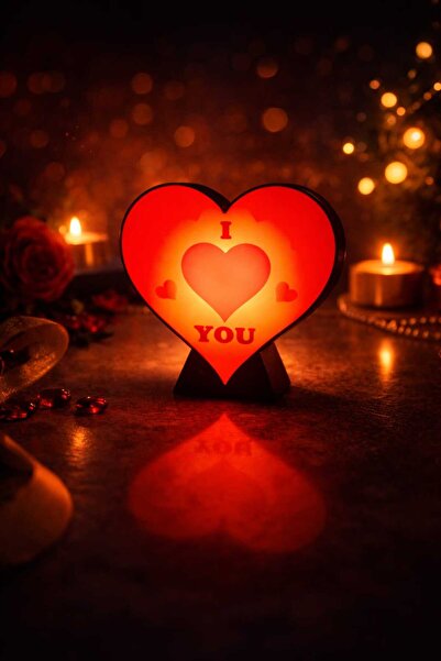 ASYDESIGN Kalpli Dekoratif Lamba Pilli Ledli