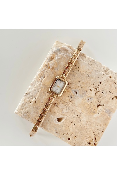 Vesce Atelier Ryen Gold Saat White