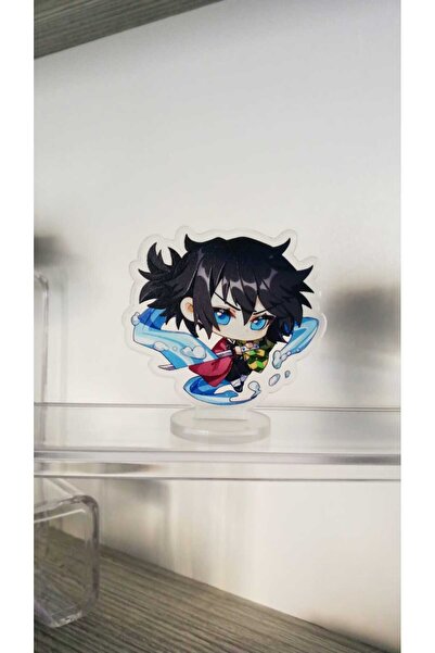 Atölye Moonlit Demon Slayer Giyu Tomioka Akrilik Figür (5-6 cm)