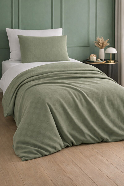 Güvenal Looq Jacquard 100% Cotton Single Pillowcase Pike