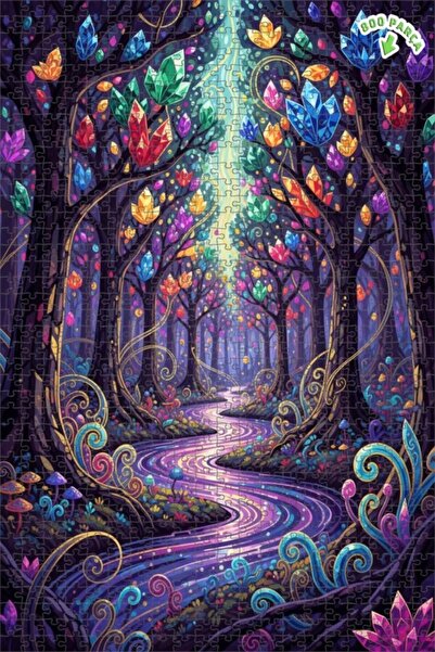 Teona Ahşap لغز خشبي بإطار مزدوج الطبقات من كريستال أورانج إنست، 800 قطعة، 70×50