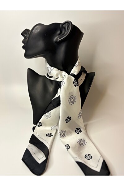 BHR AKSESUAR Patterned Square Scarf (70X70 cm)