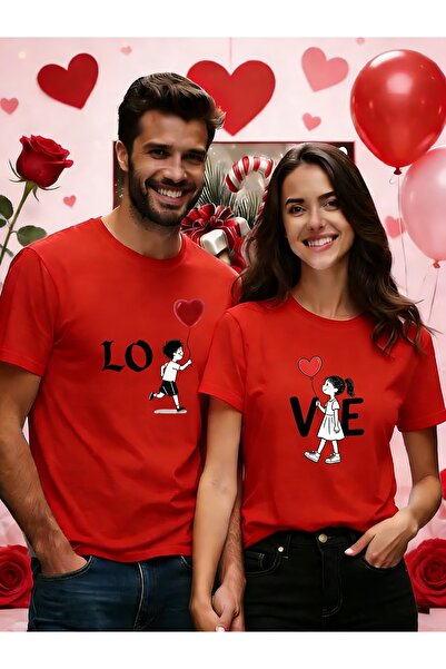 Deocept Couple Combination 1Pc Men's Model Valentine's Day Printed Comfortabl...