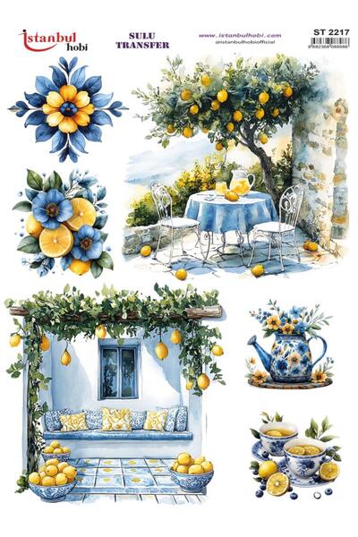 İstanbul Hobi Water Transfer Paper 25X35Cm St-2217