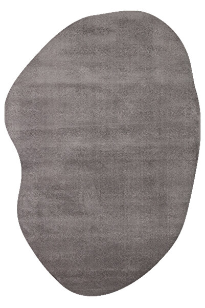 Vog Halı Vera Morfea Antrasit Asimetrik Düz Halı Hav Toz Vermez Yumuşak Tuşel...