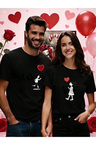 Deocept Couple Combination 1 Piece Women's Model Valentine's Day Printed Comf...