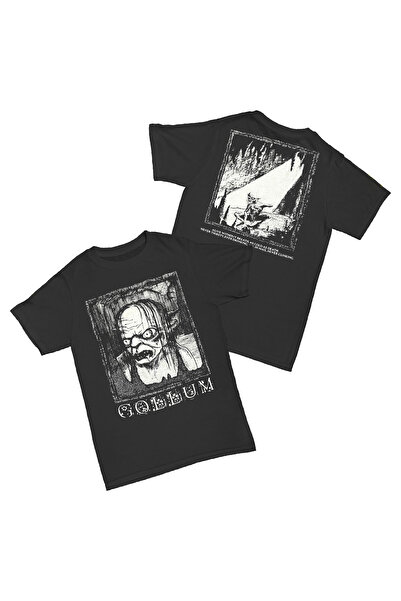 l'eivor Silmarillion & Lotr Special Detailed Design Printed Black Unisex T-Shirt