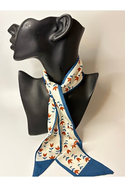 BHR AKSESUAR Patterned Thin Scarf, Ribbon (6X85 cm)