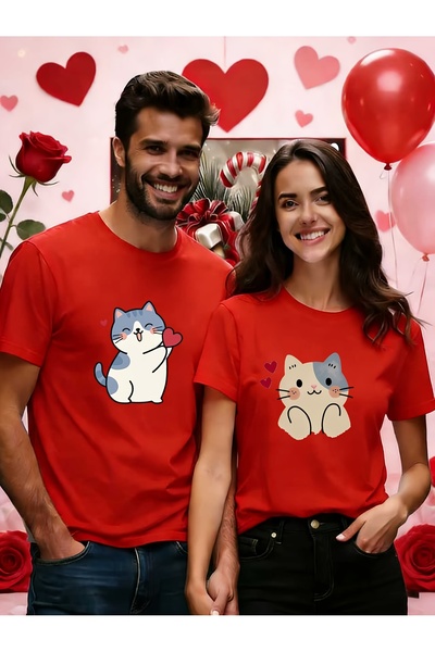 Deocept Couple Combination 1Pc Men's Model Valentine's Day Printed Comfortabl...