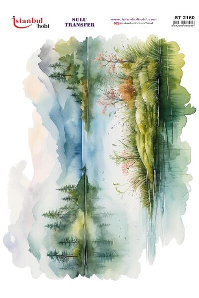 İstanbul Hobi Water Transfer Paper 25X35Cm St-2160