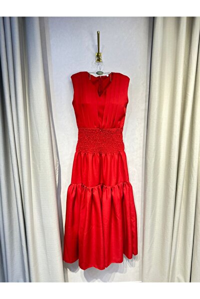 Lauren Elegant red evening dress