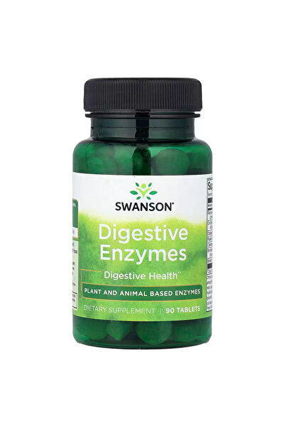 SWANSON Digestive Enzymes Gut Health Betaine Bromelain Papain Ox Bile 90 Tablet