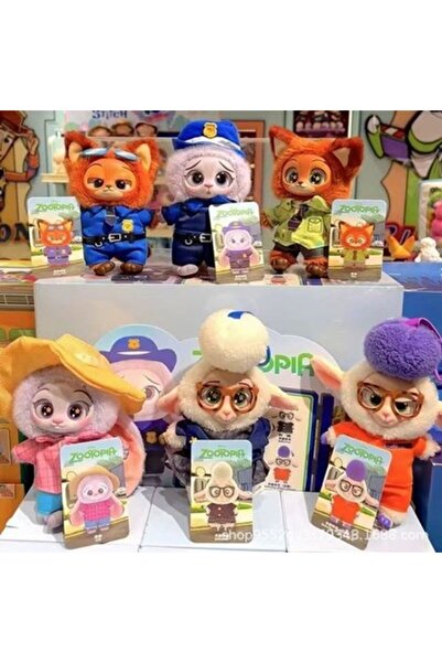 victiny 1 breloc cu pandantiv din vinil Zootopia 2, jucărie de pluș cu cutie ...