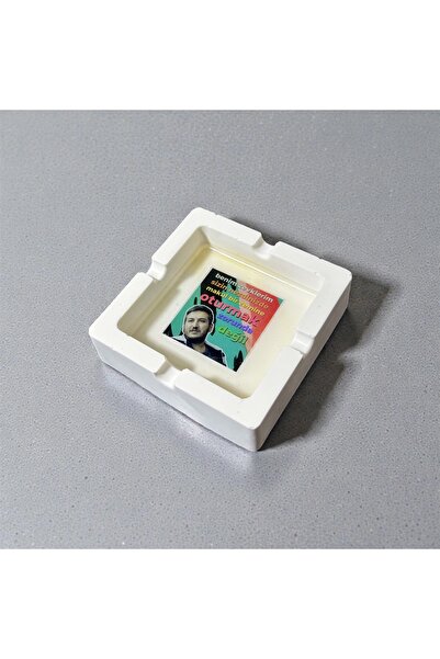 Boketto Opus Gibi Themed Message Slogan Ashtray - Decorative Gift