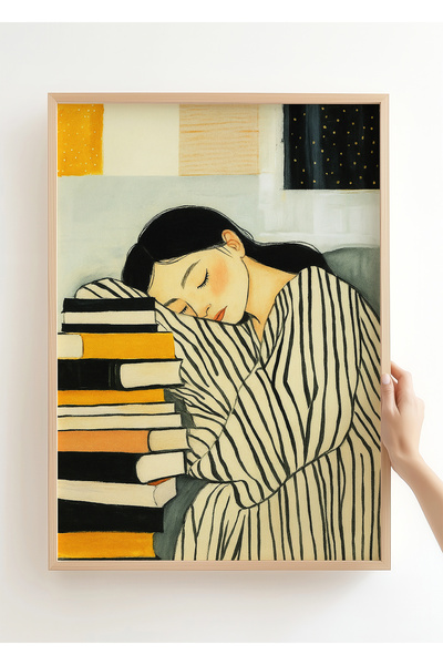 Galerie Mirage Atelier Quiet Reader - Kadın İmgesi Koleksiyonu - Çerçevesiz P...
