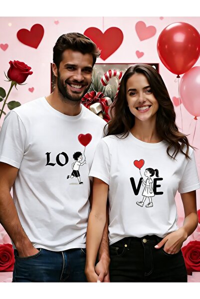Deocept Couple Combination 1Pc Men's Model Valentine's Day Printed Comfortabl...