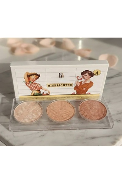SİBELA BEAUTY GÜZEL GÖRMEK GÜZEL DÜŞÜNDÜRÜR هايلايتر (مضيء) مجموعة من 3 قطع