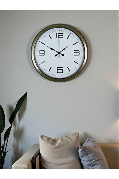 MBB ETİCARET Zentime 40 Cm Metal Eskitme Vintage Duvar Saati