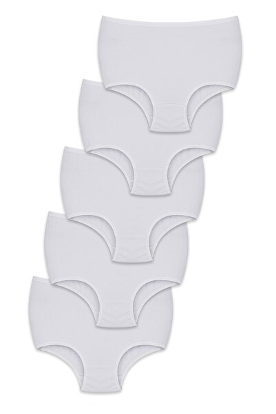 KoNFoRX Women's Panties High Waist 5 Pack - Everyday Use, Cotton, Underwear D...