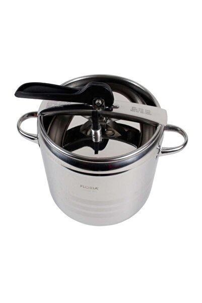 Tessari Oală sub presiune, oțel inoxidabil cu capac, 9L