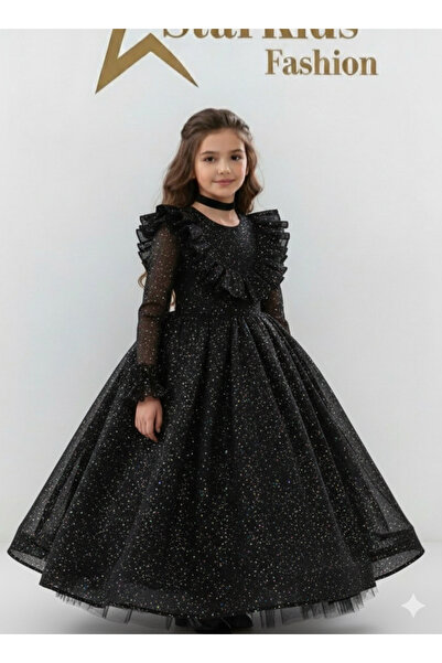 Star Kids Girls' Black Princess Dress,Girls' Evening Dress,Girls' Graduation ...