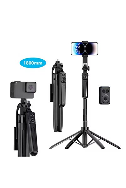 Generic Selfie stick with tripod - with Bluetooth remote - foldable