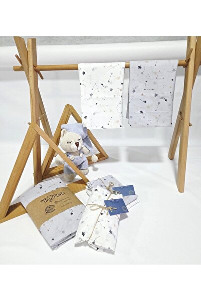 tiny plans Baby Bedding Set 70X110 cm (Duvet Cover-Fitted Sheet-2 Pillowcases)