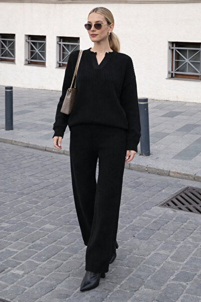 MARLİNG BLACK Knitwear Suit