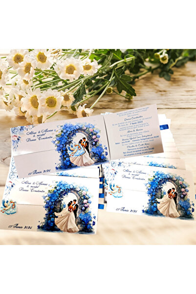Aela.alc Invitatie nunta set 20 buc