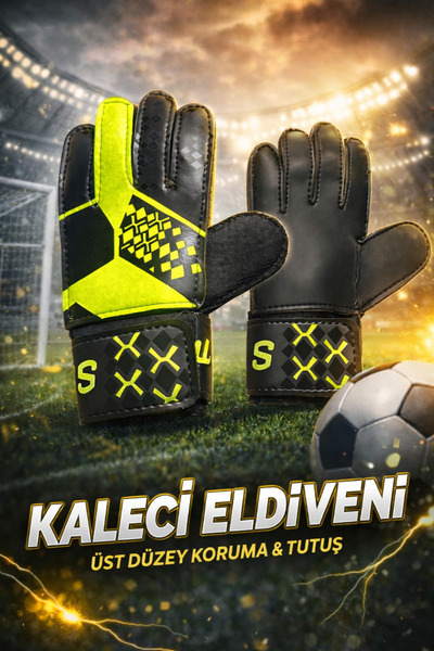 Tayzon Kaleci Eldiveni Kaymaz Avuç İçi Bilek Destekli | Çocuk ve Yetişkin | H...