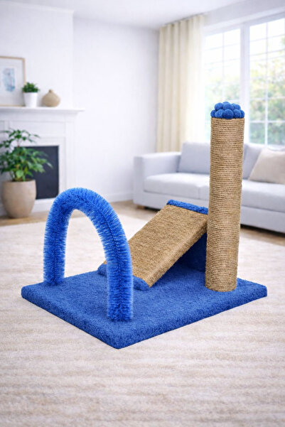 petlocations Cat Scratching+Cat Itching+Cat Ramp 3-Piece Set (Itching Brushes...