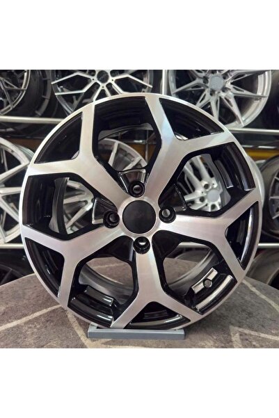 RC 14 inç 4x100 Clio Symbol İ20 Linea Getz Uyumlu Siyah Elmas Kesim Jant Mode...