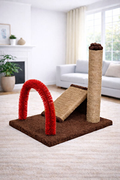 petlocations مجموعة من 3 قطع: مبرد للقطط + أداة لحك القطط + منحدر للقطط (تأتي...