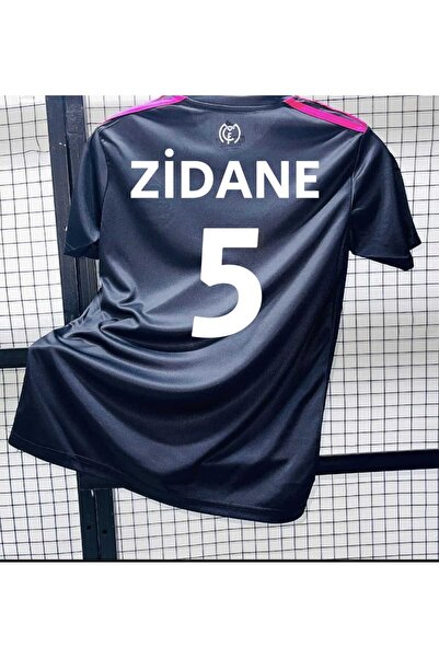 Lion Spor Real Madrid Custom Design Dragon Pattern Jersey T-Shirt Zidane 5