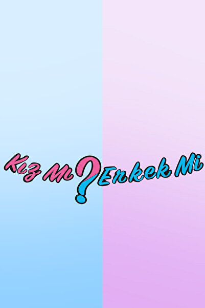 Baloncu Dede Baby Shower Kız mı Erkek mi Banner 100x27 cm Cinsiyet Partisi Du...