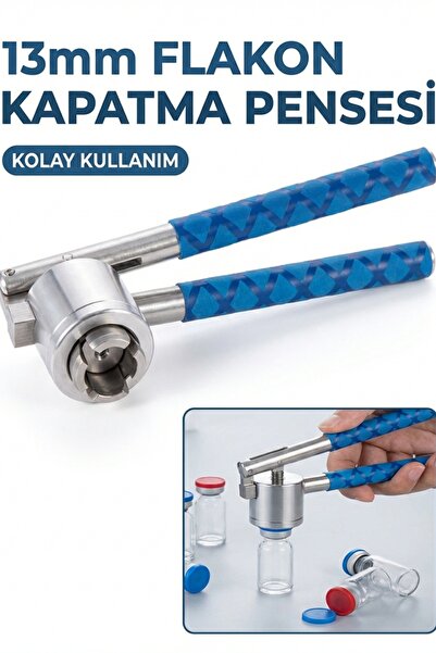 Muhtalif Markalar Profesyonel Manuel Flakon Şişe Kapama Pensesi - 13 mm Metal...