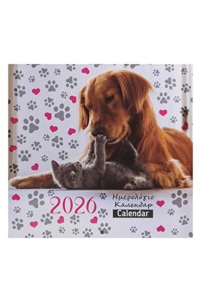 OEM Стенен календар за кучета и котки 2026