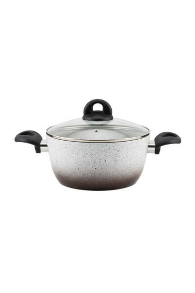 ALSAHA High Quality Deep Granite Pot 28 cm for Healthy Cooking
