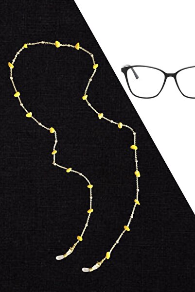 nftart.design Mini Bulk Chain Covered in Colors - Gold Eyeglass Chain