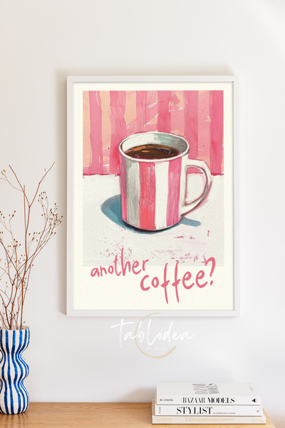 tablodea Pinterest Another Coffee Tablou decorativ pentru colțul de cafea cu ...
