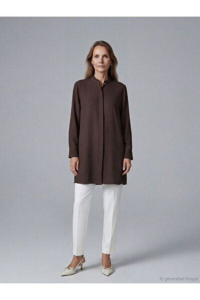 LC Waikiki قميص نسائي بياقة مكشكشة