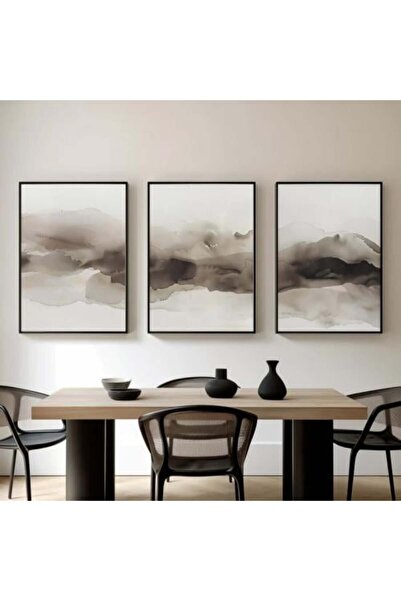 lawhat لوحات فنية تجريدية مطبوعة على قماش الكانفس موديل ( 2591)