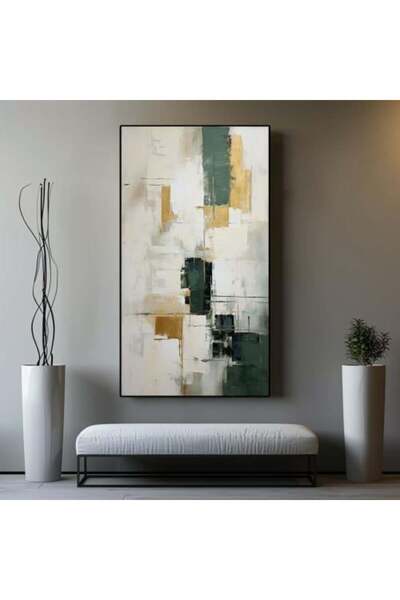 lawhat لوحة ديكور منزلي تجريدية مطبوعة على قماش الكانفس موديل (2816)