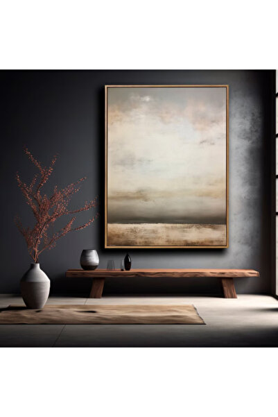 lawhat لوحات فنية تجريدي مطبوعة على قماش الكانفس موديل ( 2234)