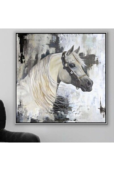lawhat لوحات فنية خيل مطبوعة على قماش الكانفس موديل ( 2139)